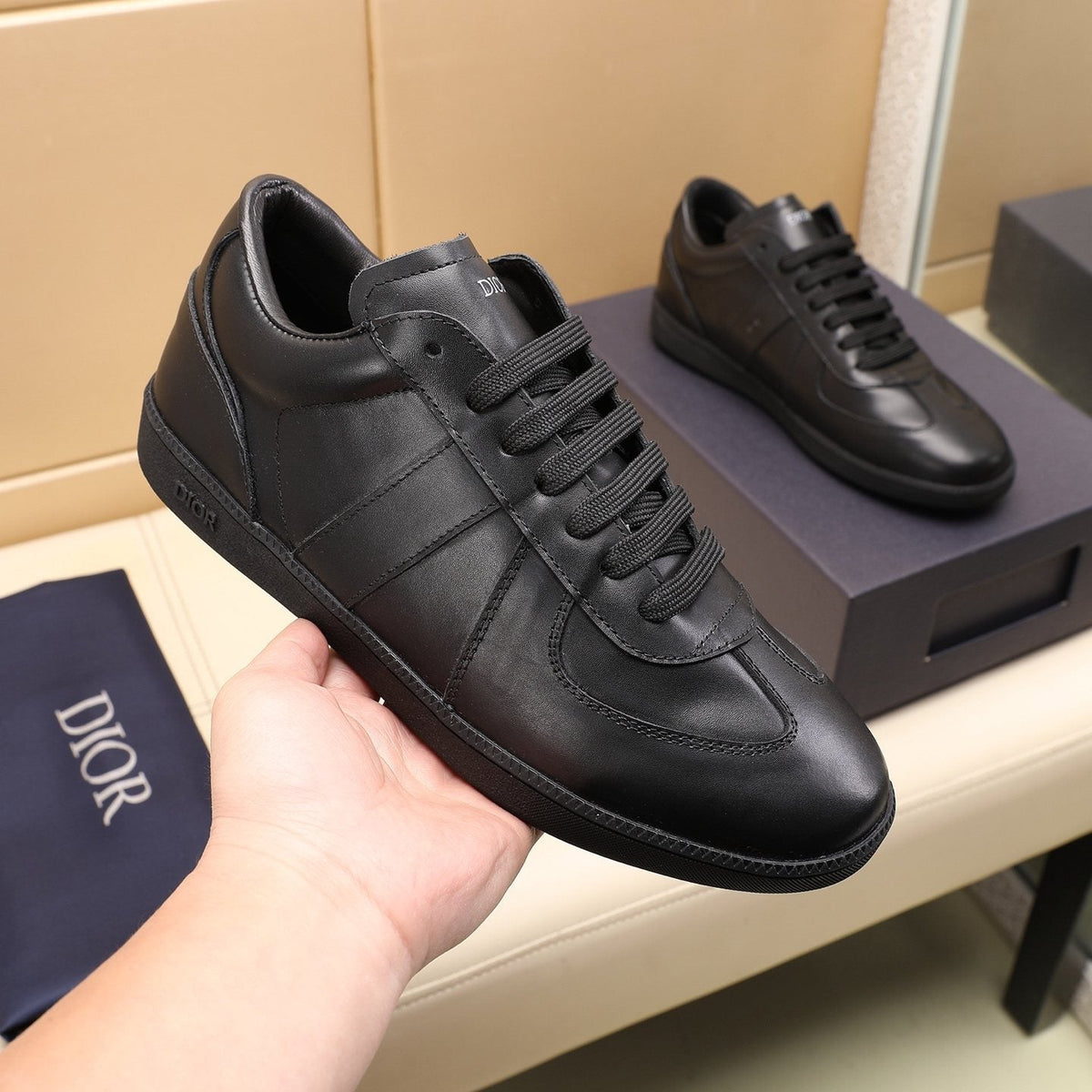 Dior B01 Matchpoint Low-Top Sneakers — model