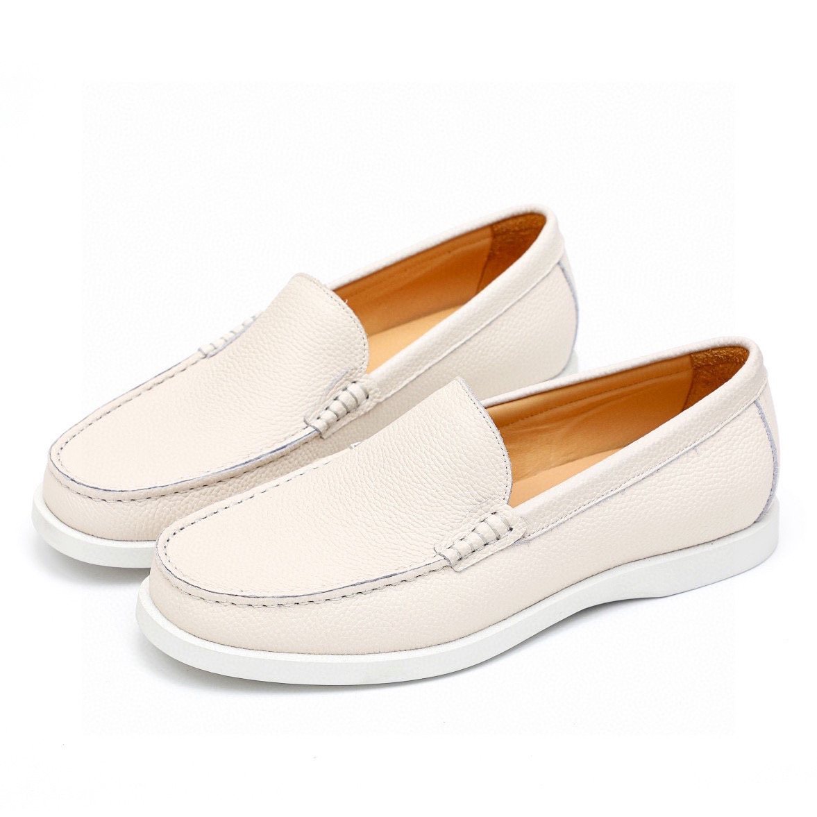 Dior Pebble-Grain Slip-On Shoes — front