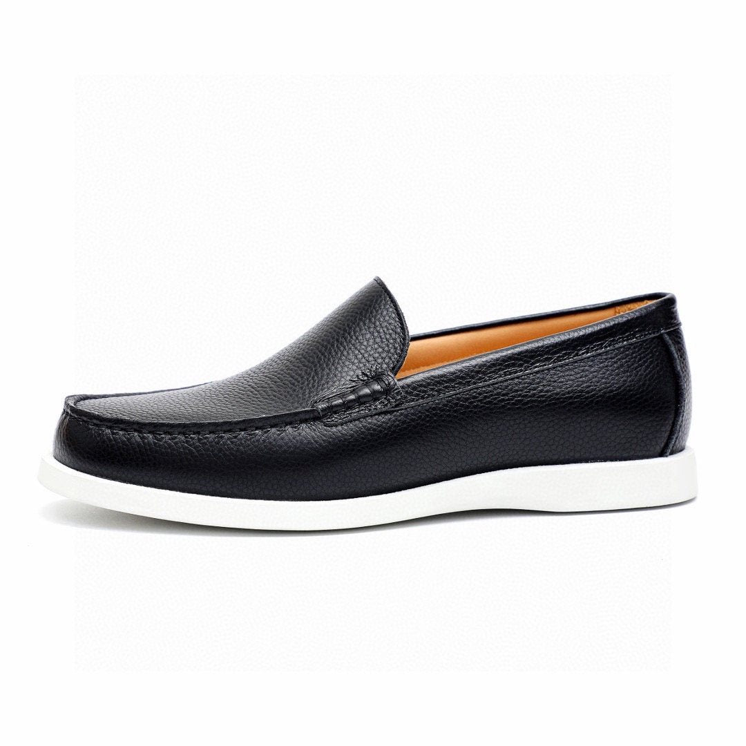 Dior Pebble-Grain Slip-On Shoes — side