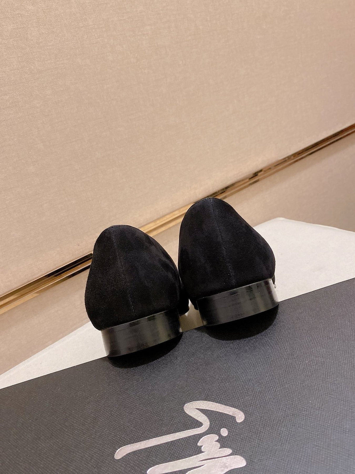 Giuseppe Zanotti Rhinestone Loafers — back
