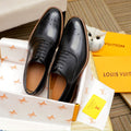 Louis Vuitton Perforated Toe Lace-Up Dress Shoes — hero