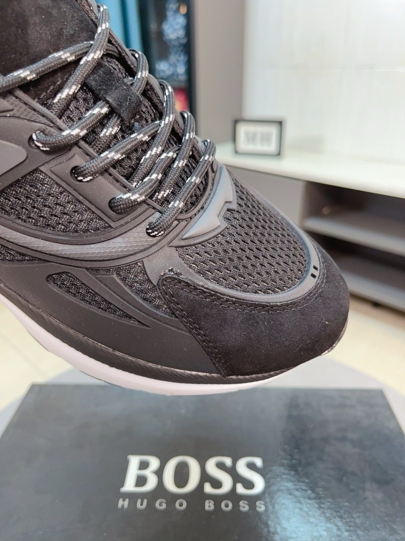 Hugo Boss Mesh Panel Sneakers — detail