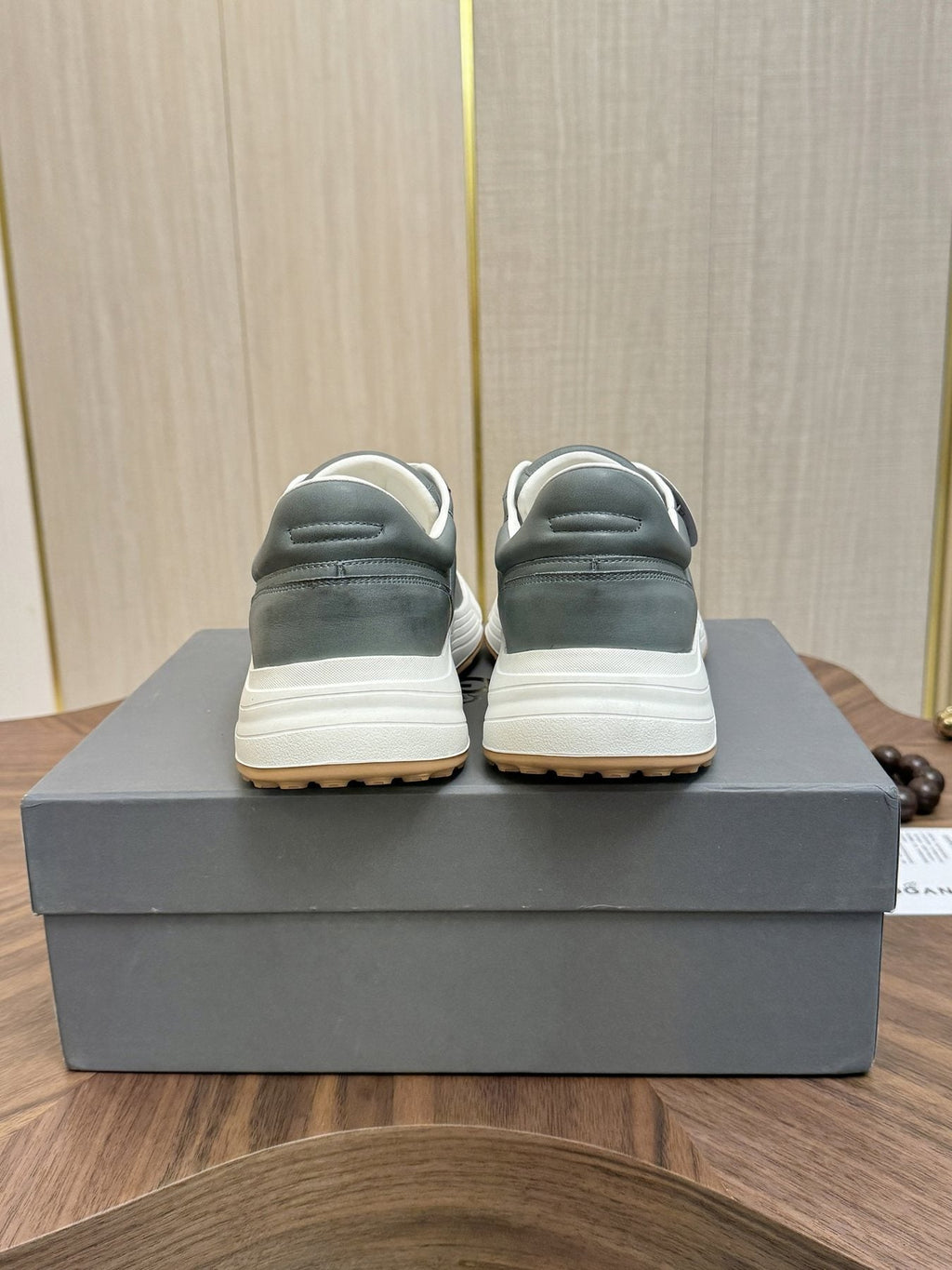 HOGAN H-Stripes Platform Sneakers — back