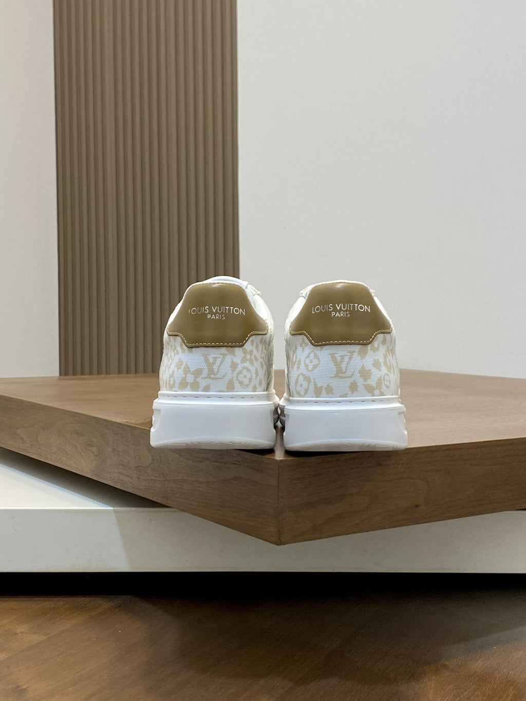 Louis Vuitton Monogram Panel Low-Top Sneakers — back