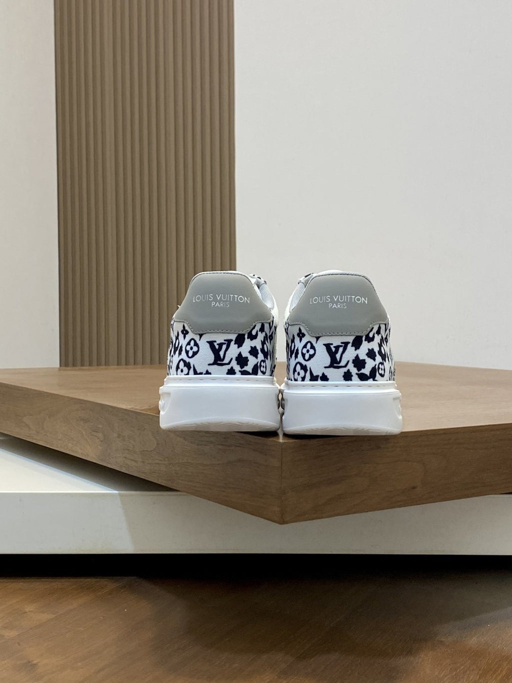 Louis Vuitton Monogram Panel Low-Top Sneakers — back