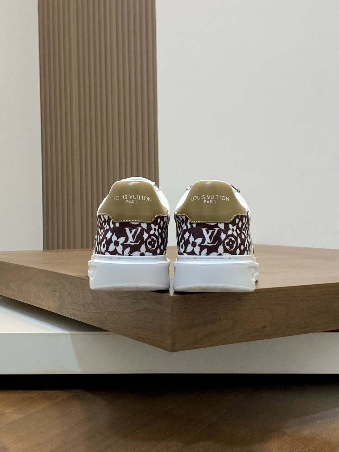 Louis Vuitton Monogram Panel Low-Top Sneakers — back
