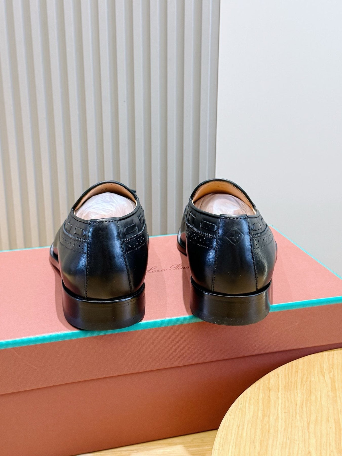 Loro Piana Suede Tassel Loafers — back