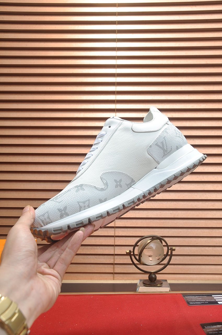 Louis Vuitton Monogram Panel Low-Top Sneakers — side
