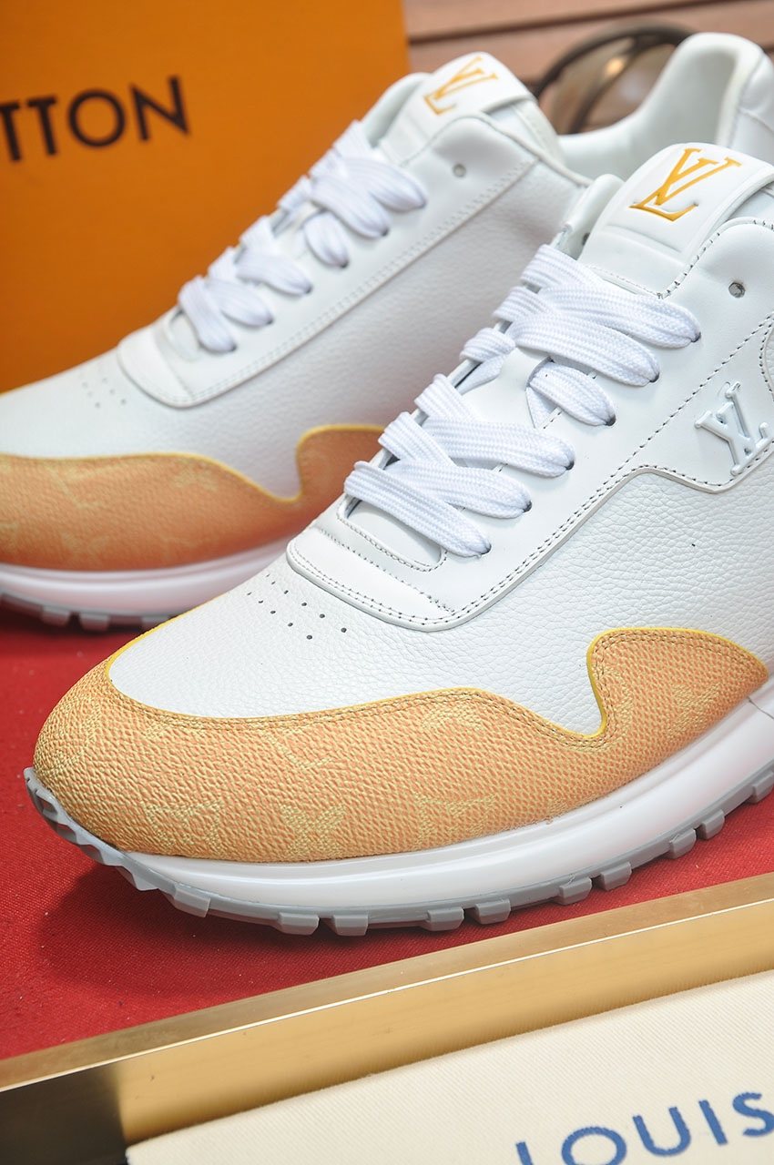 Louis Vuitton Monogram Panel Low-Top Sneakers — front
