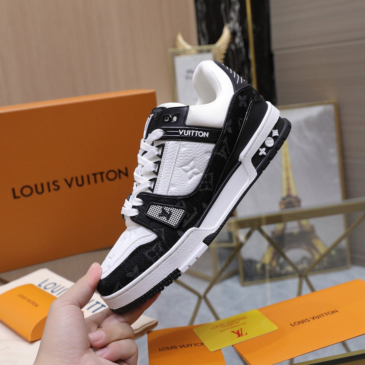 Louis Vuitton Monogram Low-Top Sneakers — side