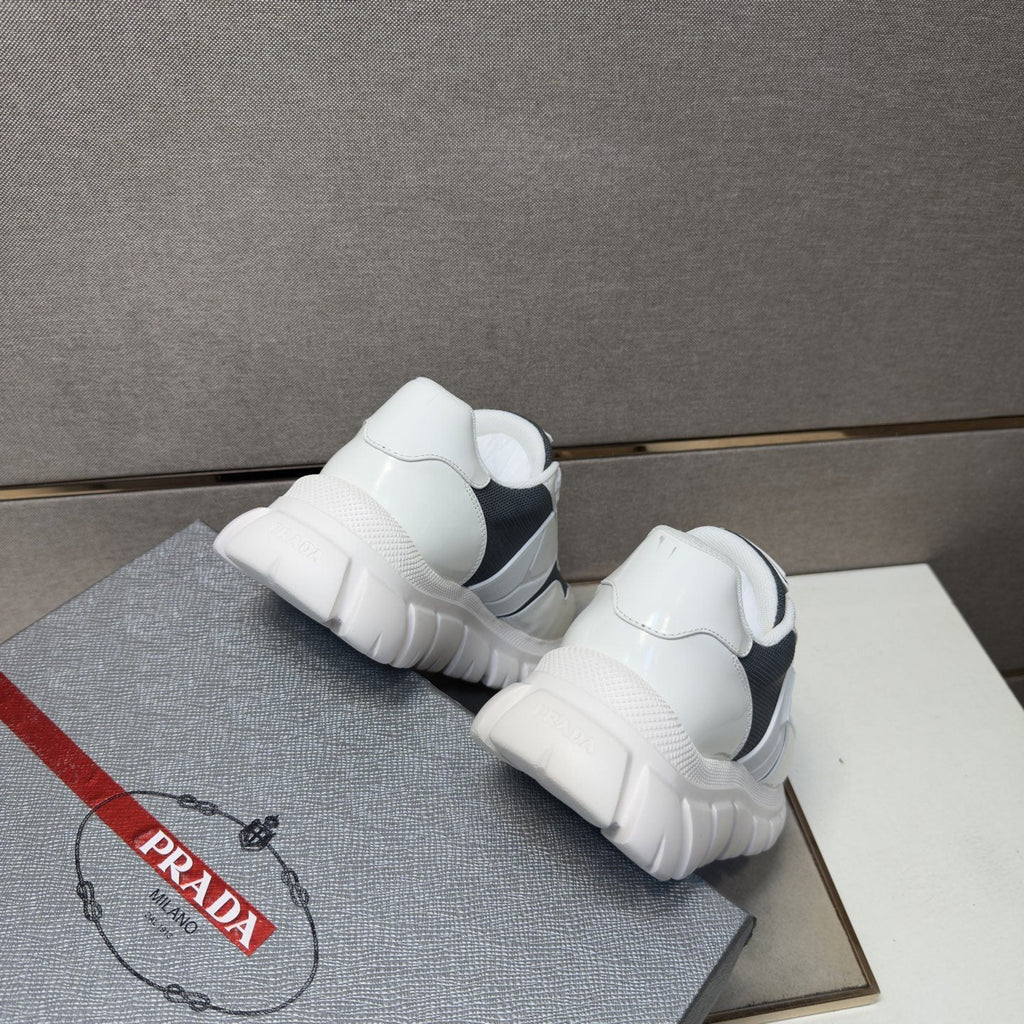 Prada Paneled Low-Top Sneakers — back