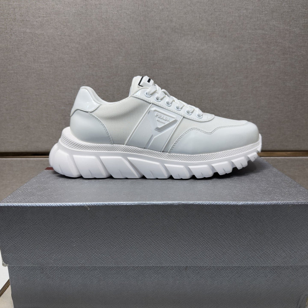 Prada Paneled Low-Top Sneakers — front