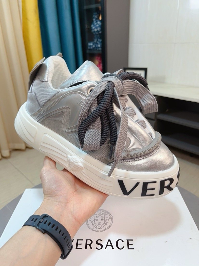Versace Logo Sole Sneakers — front