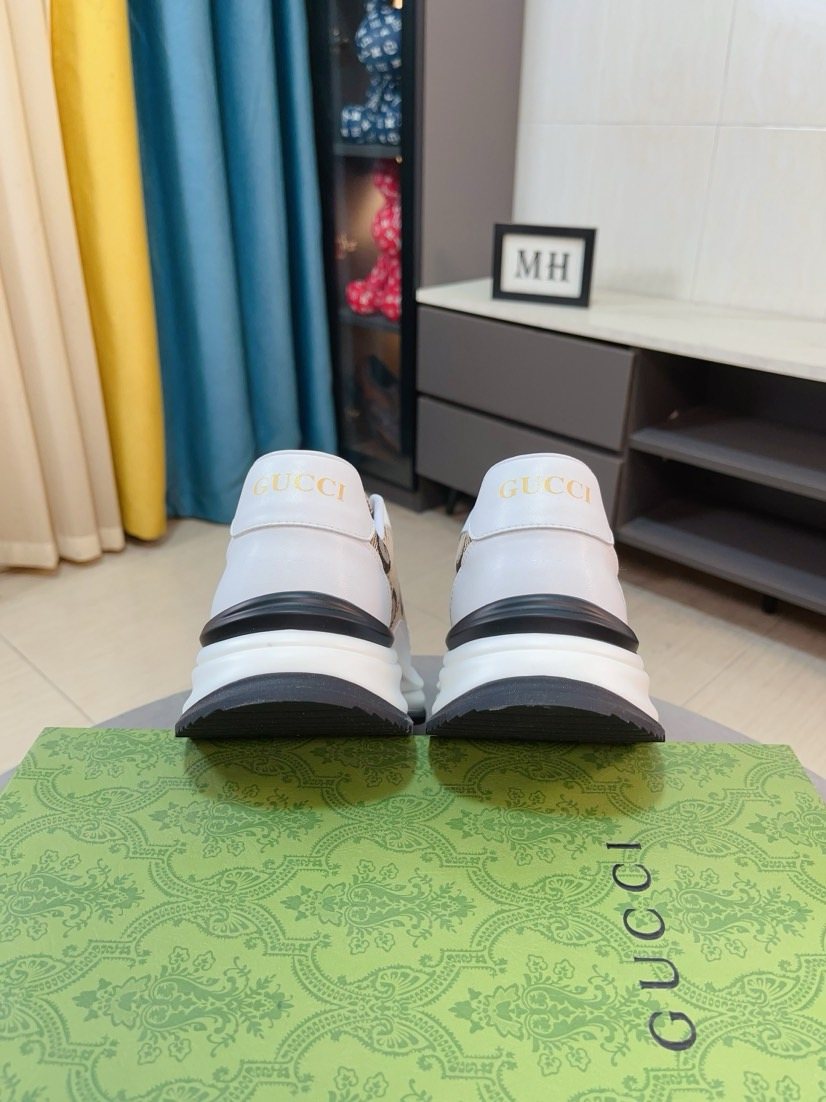 Gucci GG Pattern Sneakers — back