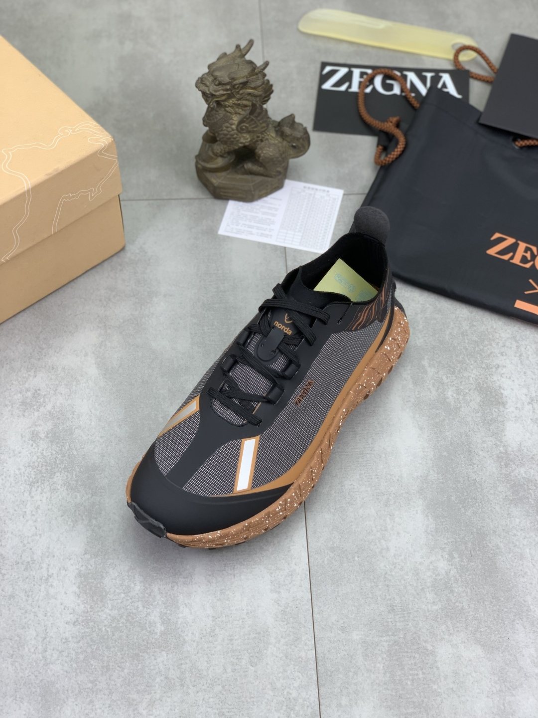 Zegna 001 Trail Running Shoes — front