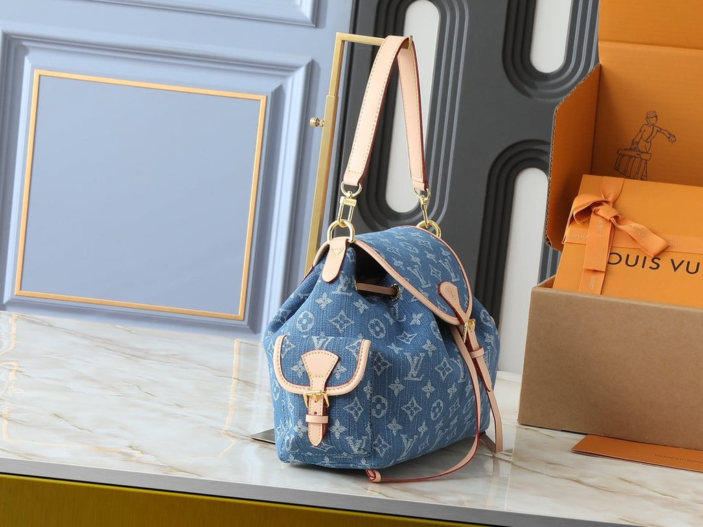 Louis Vuitton Odyssée Backpack Handbag — side