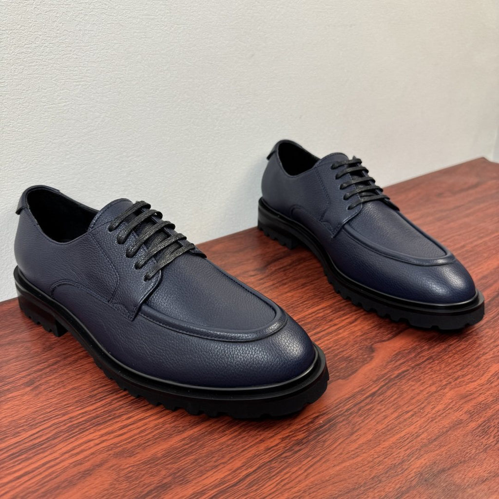 Dolce & Gabbana Grained Leather Derby Shoes — hero