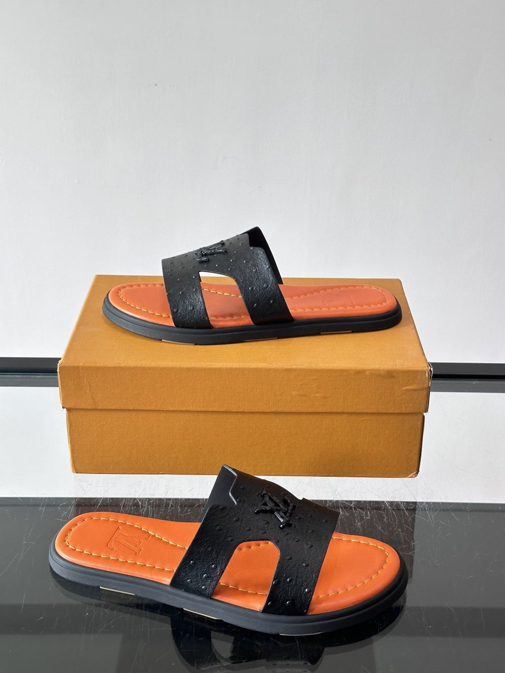 Louis Vuitton Monogram Slide Sandals — side