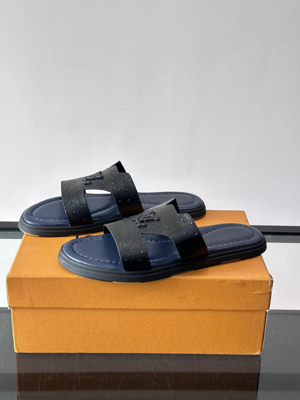 Louis Vuitton Monogram Slide Sandals — side