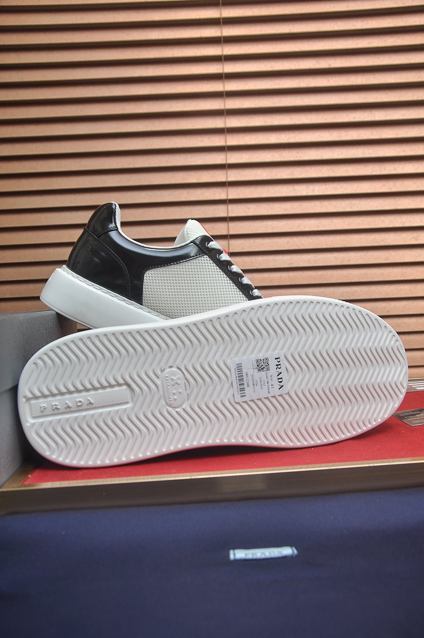 Prada Low-Top Panel Sneakers — detail