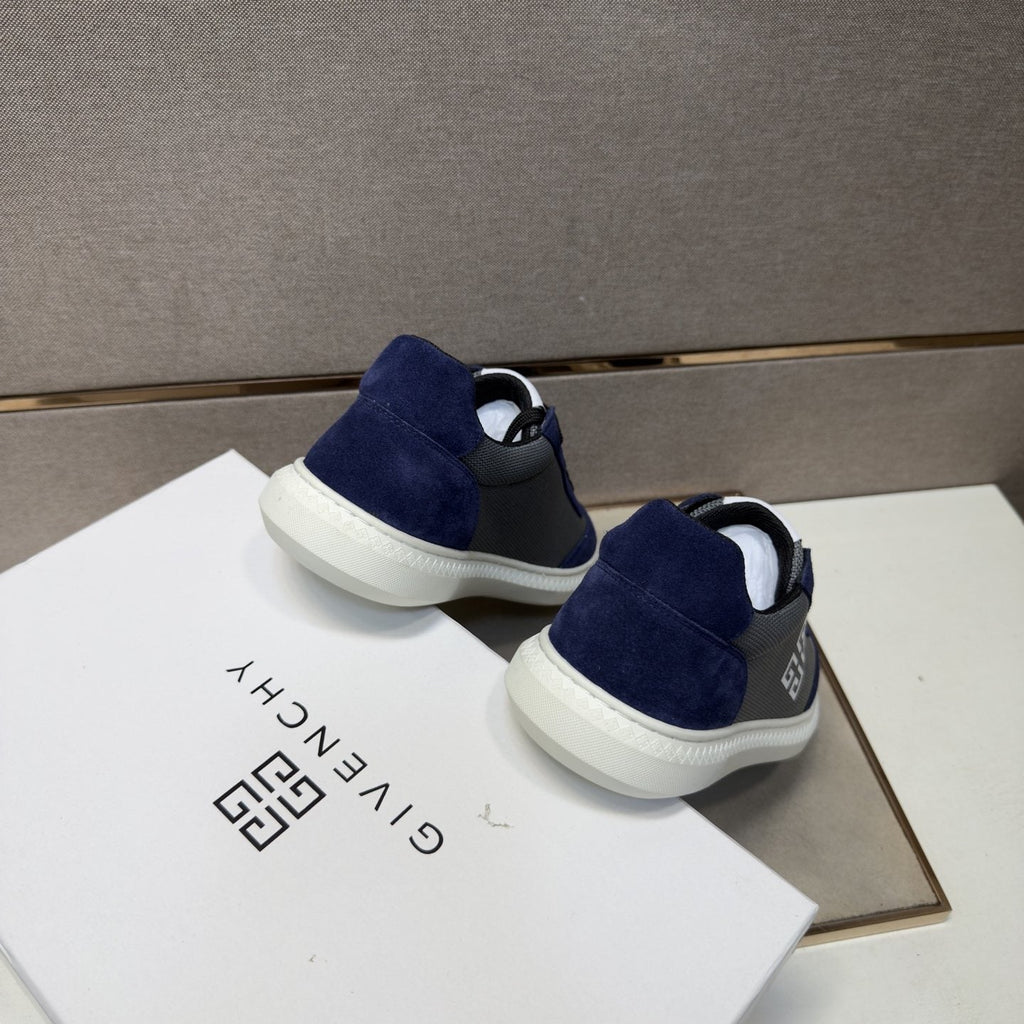 Givenchy Geometric Emblem Low-Top Sneakers — back