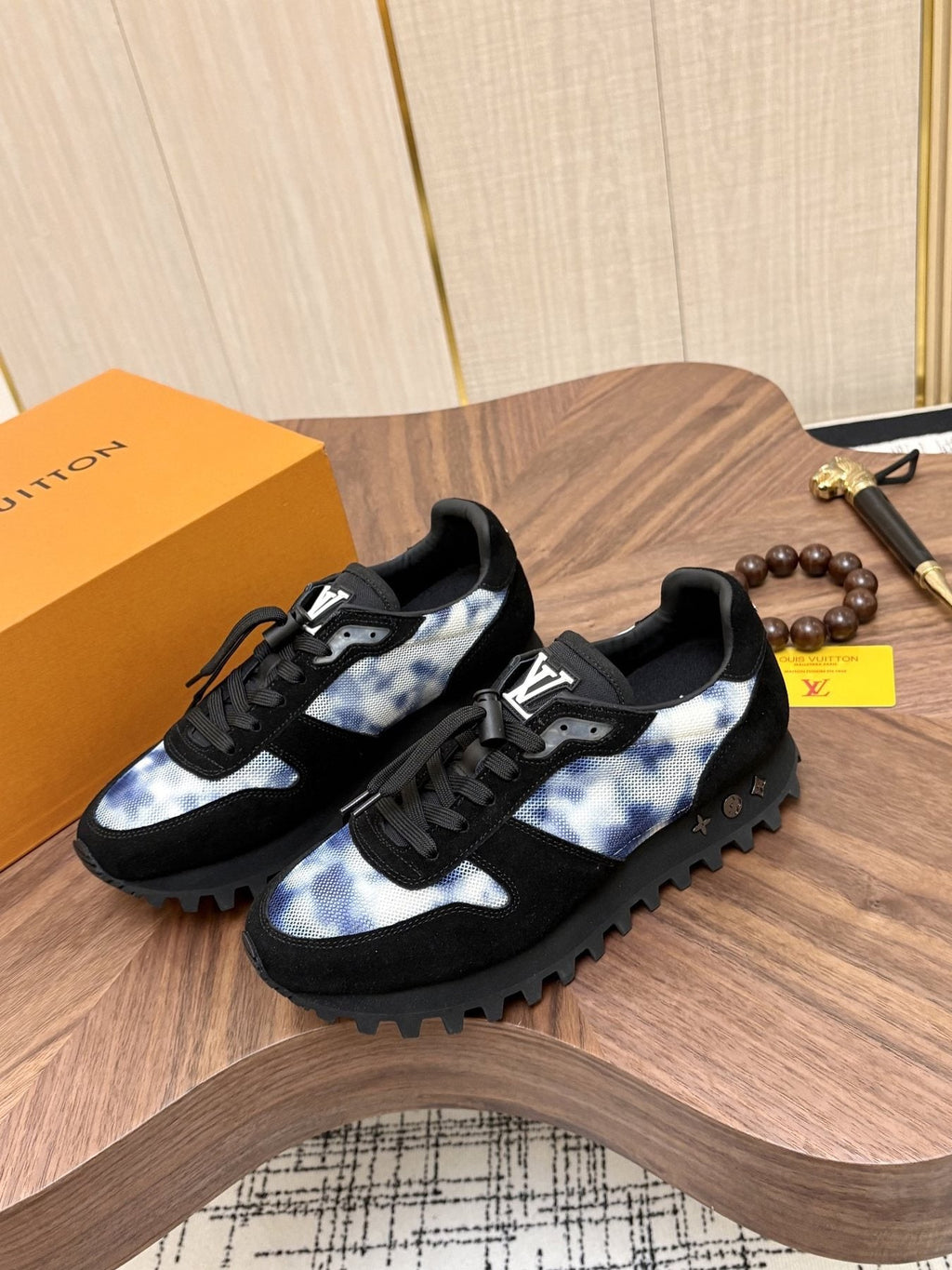 Louis Vuitton Cloud Panel Low-Top Sneakers — side