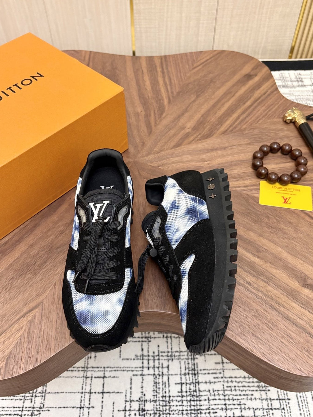 Louis Vuitton Cloud Panel Low-Top Sneakers — side