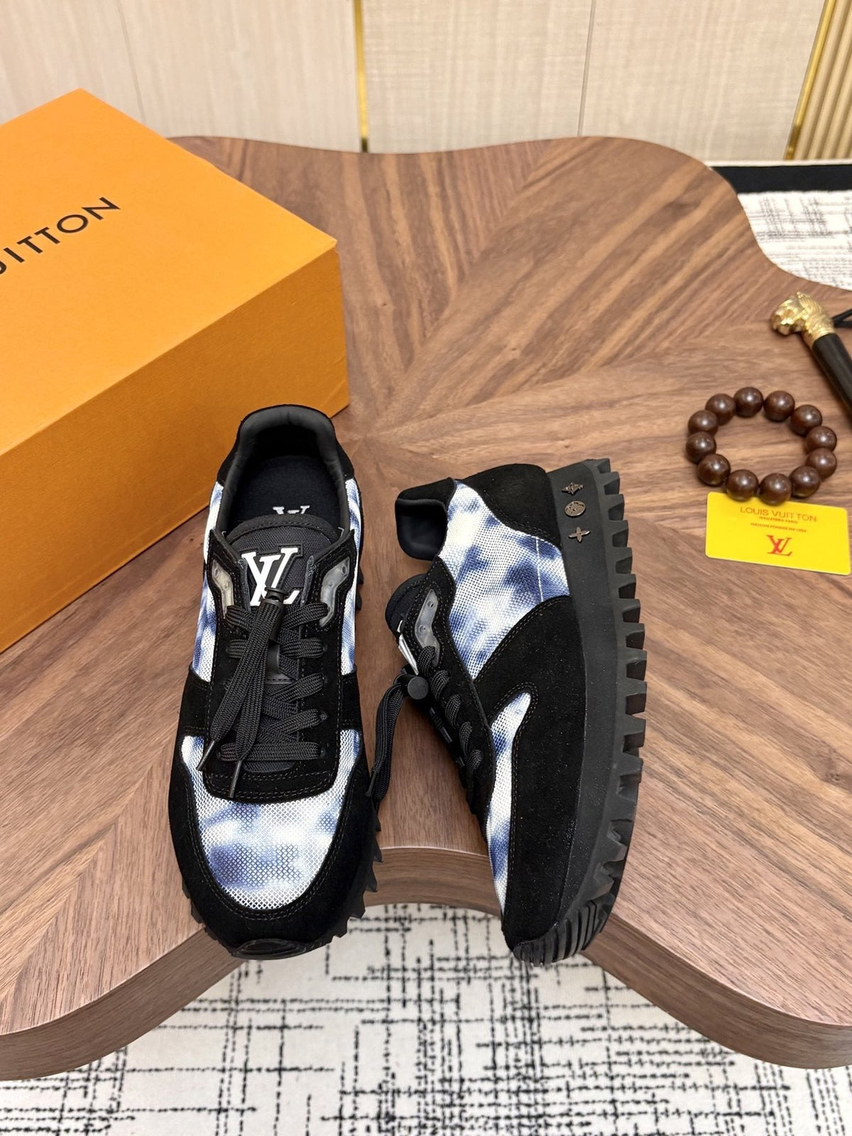 Louis Vuitton Cloud Panel Low-Top Sneakers — side