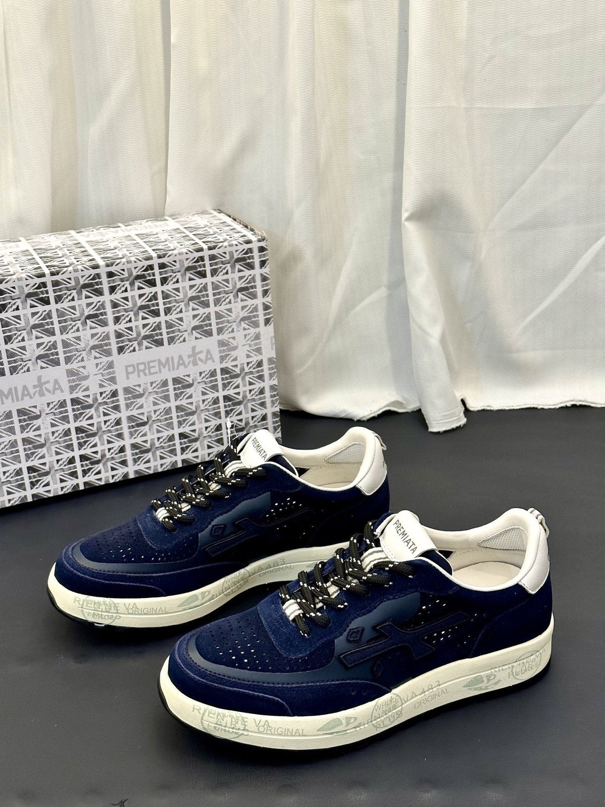 PREMIATA Panel Low-Top Sneakers — hero