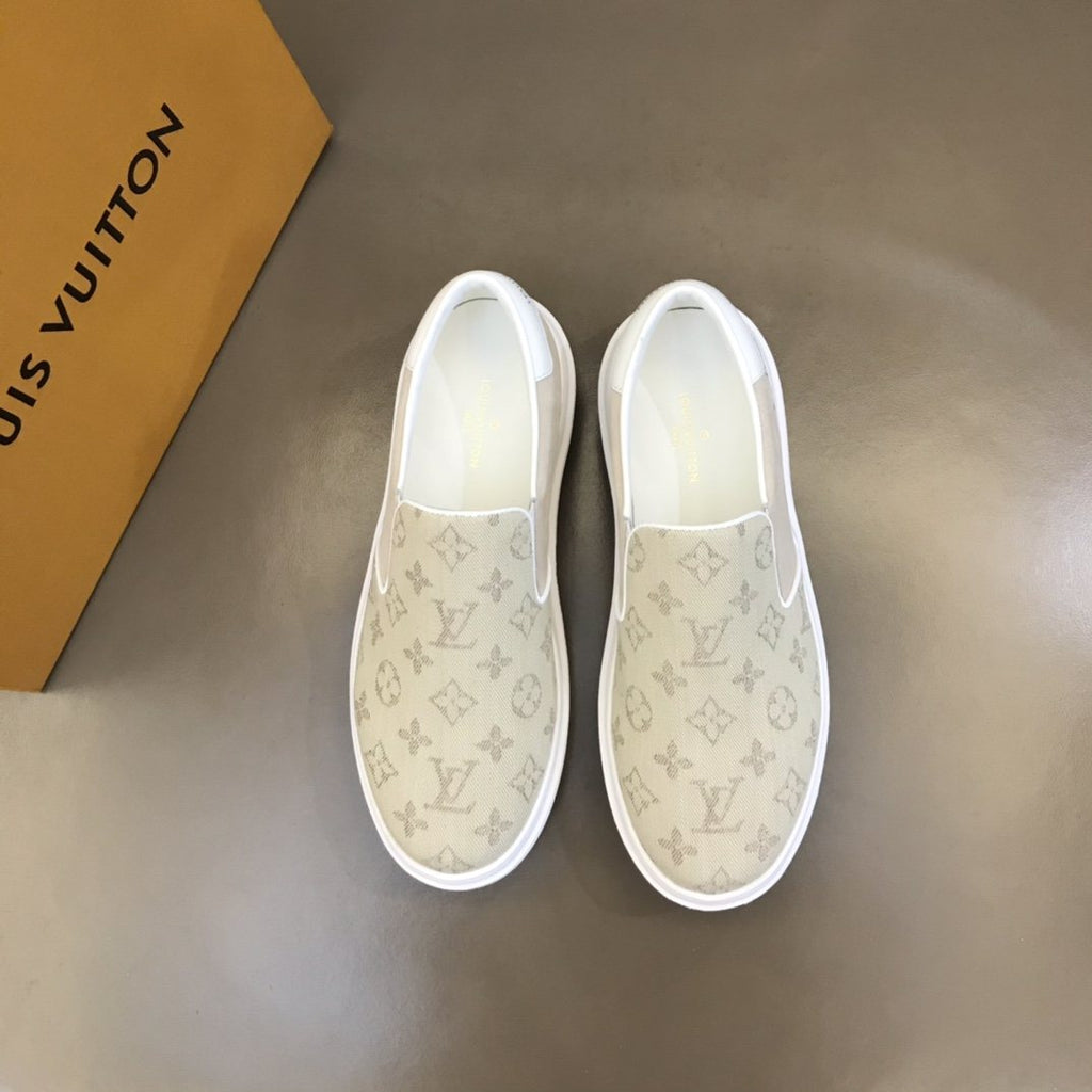 Louis Vuitton Monogram Slip-On Sneakers — front