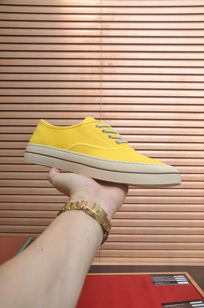 Loro Piana Low-Top Lace-Up Shoes — front