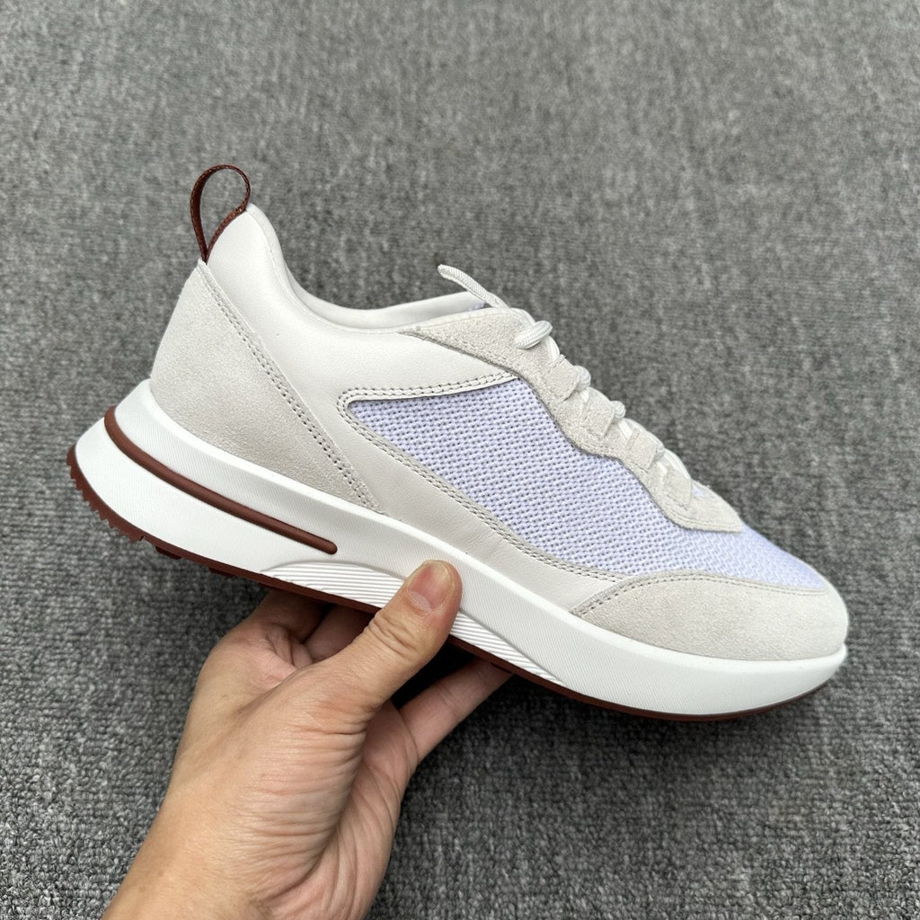 Loro Piana Mesh Low-Top Sneakers — side