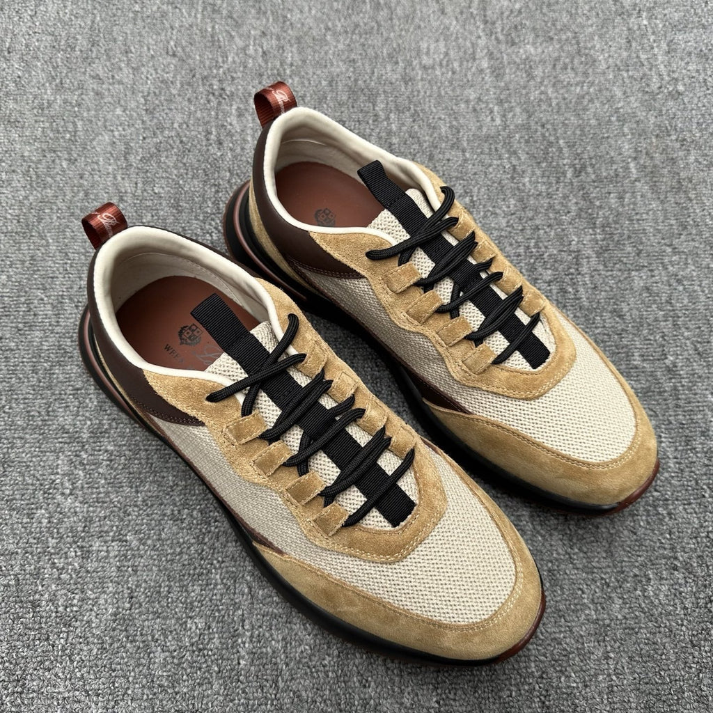 Loro Piana Mesh Low-Top Sneakers — side