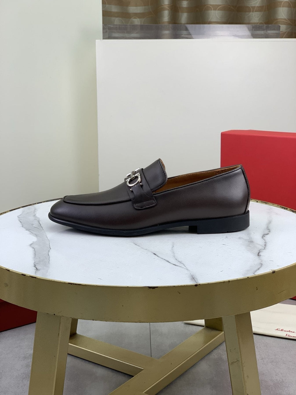 Salvatore Ferragamo Metal Bit Loafers — side