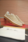 Loro Piana Low-Top Gum Sole Sneakers — front