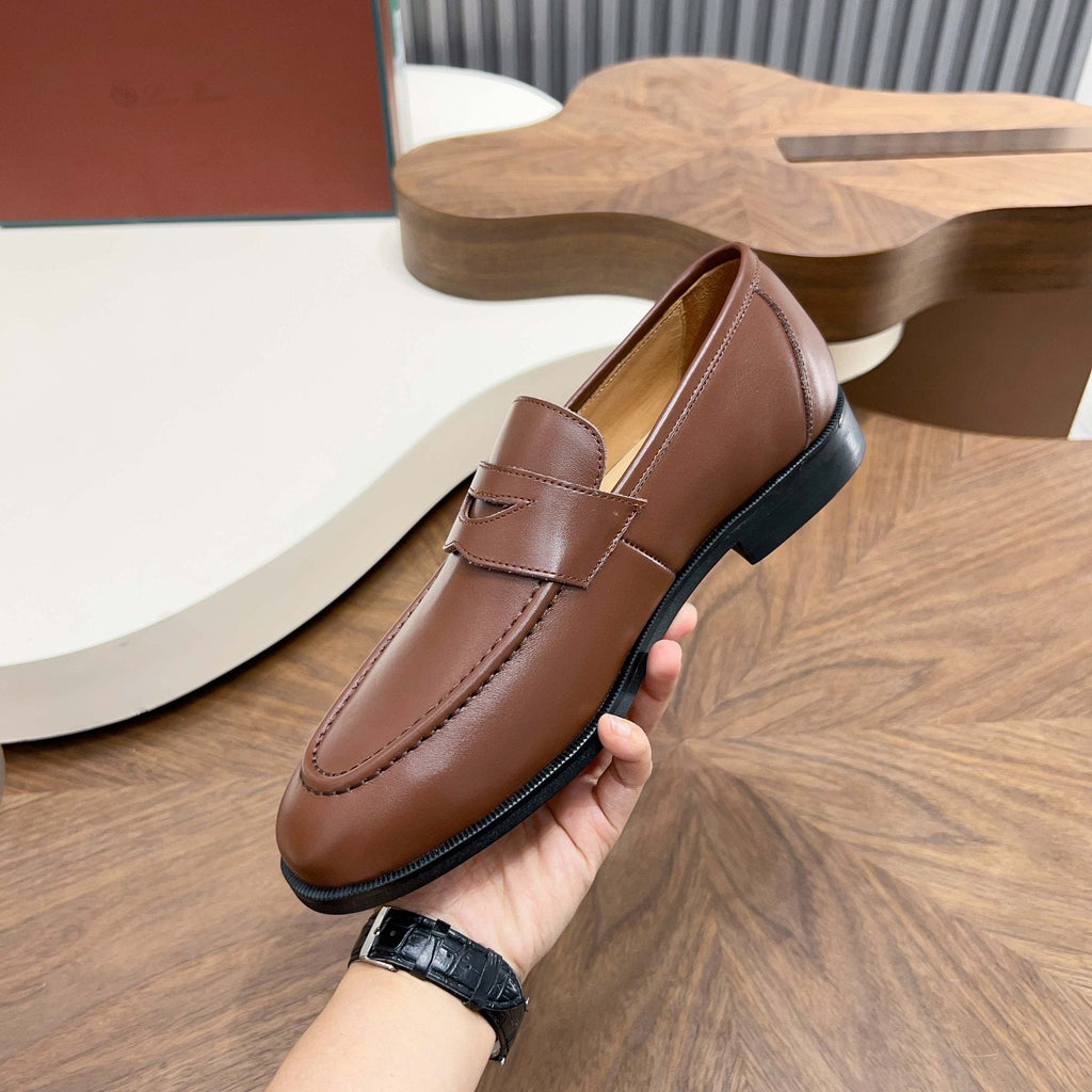 Men’s Leather Penny Loafers — side