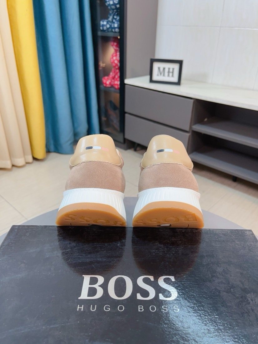 Hugo Boss Panelled Low-Top Sneakers — back