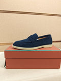 Loro Piana Penny Loafers — front