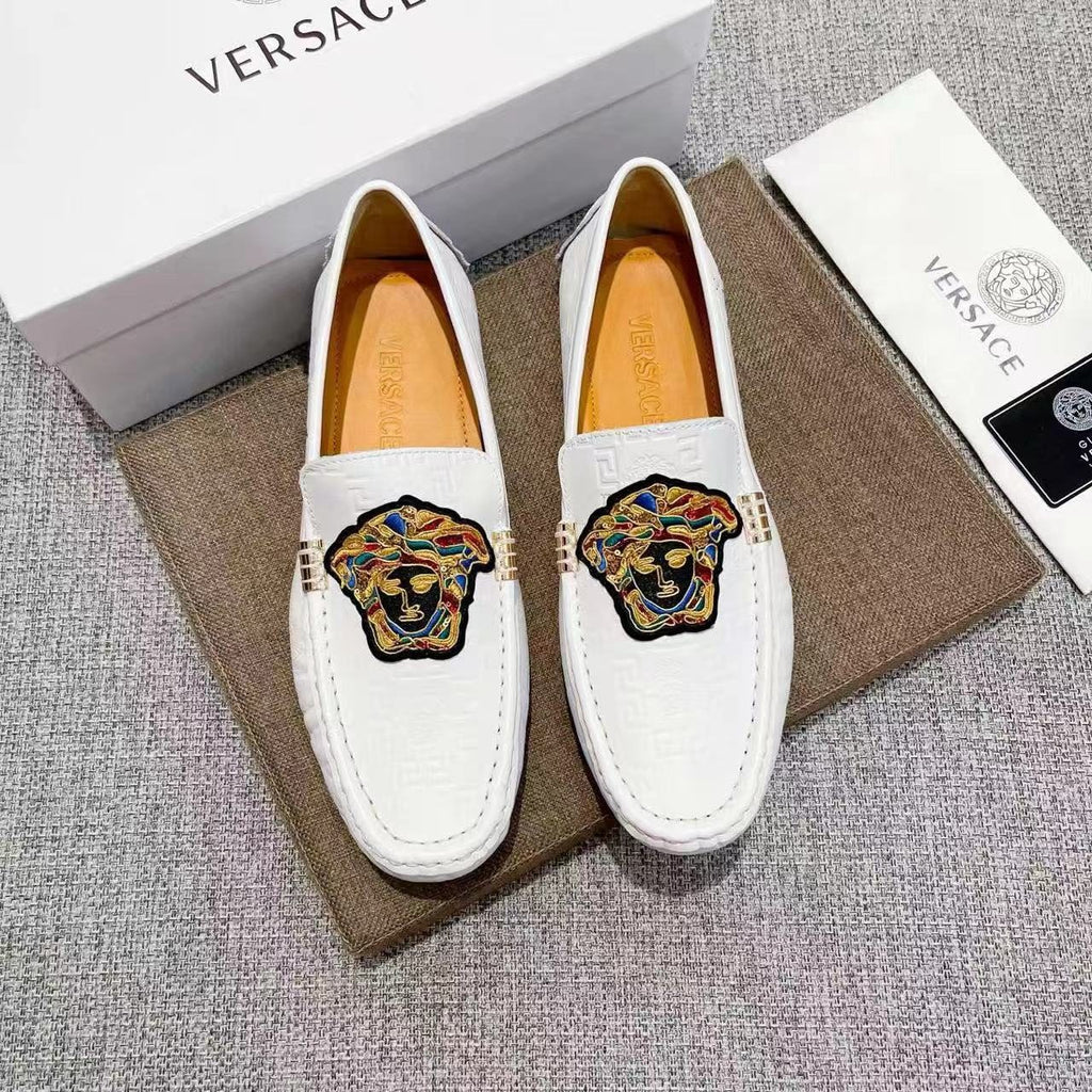 Versace Crest Loafers — front