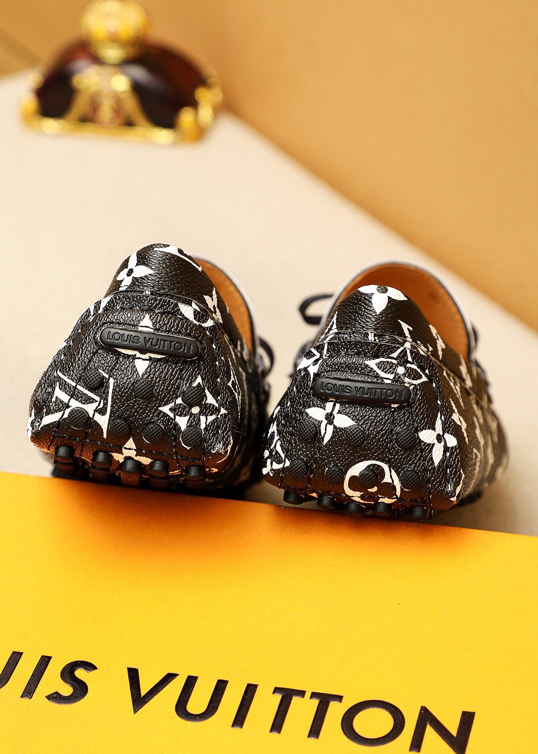 Louis Vuitton Monogram Driving Loafers — side
