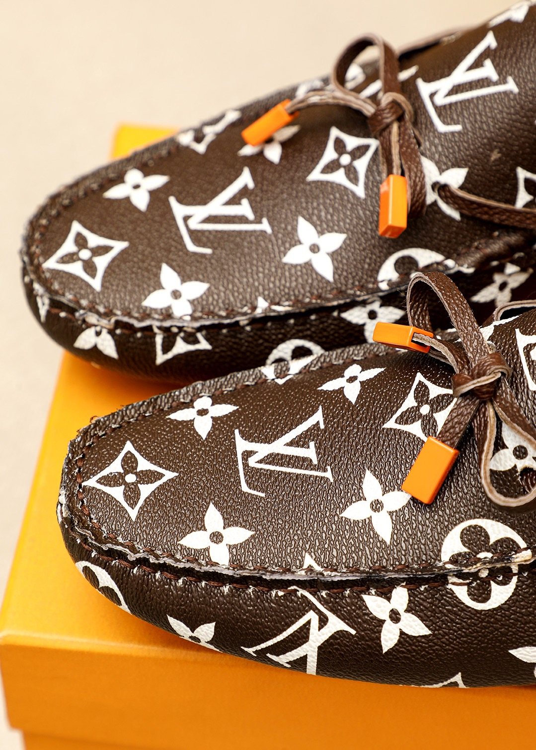 Louis Vuitton Monogram Driving Loafers — detail