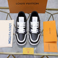 Louis Vuitton Black and White Low-Top Sneakers — hero