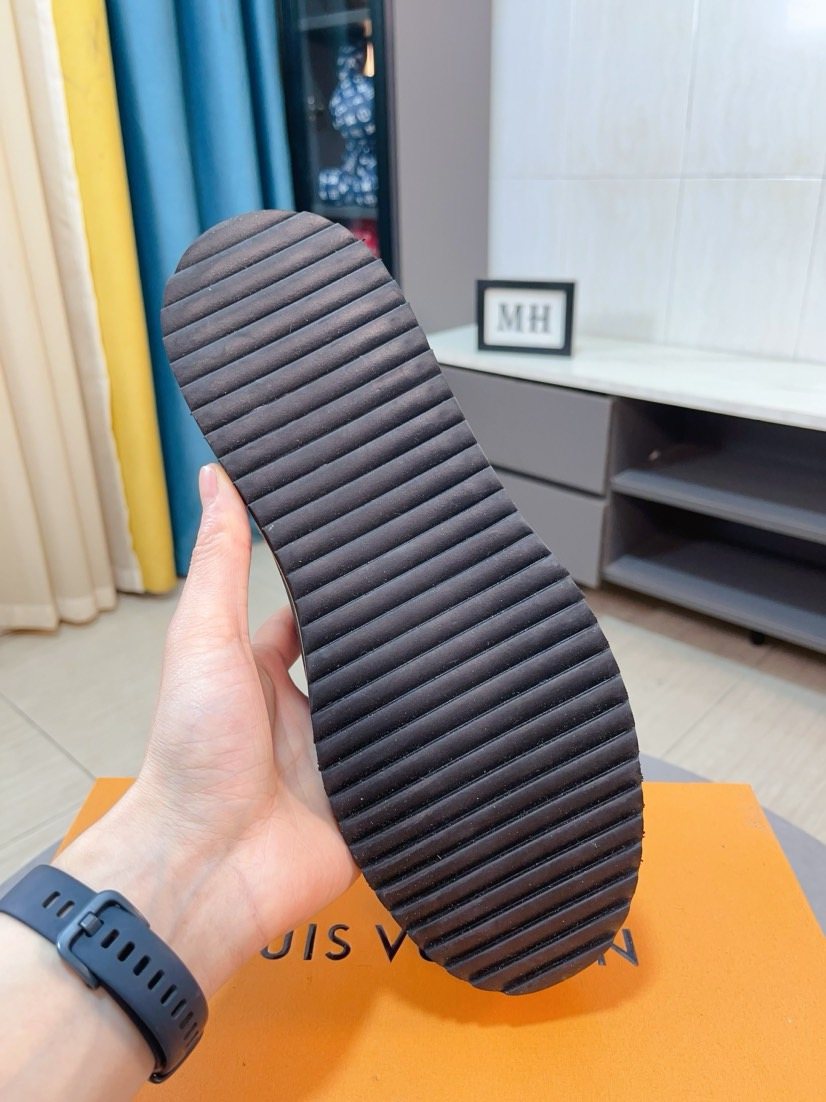 Louis Vuitton Monogram Low-Top Sneakers — back