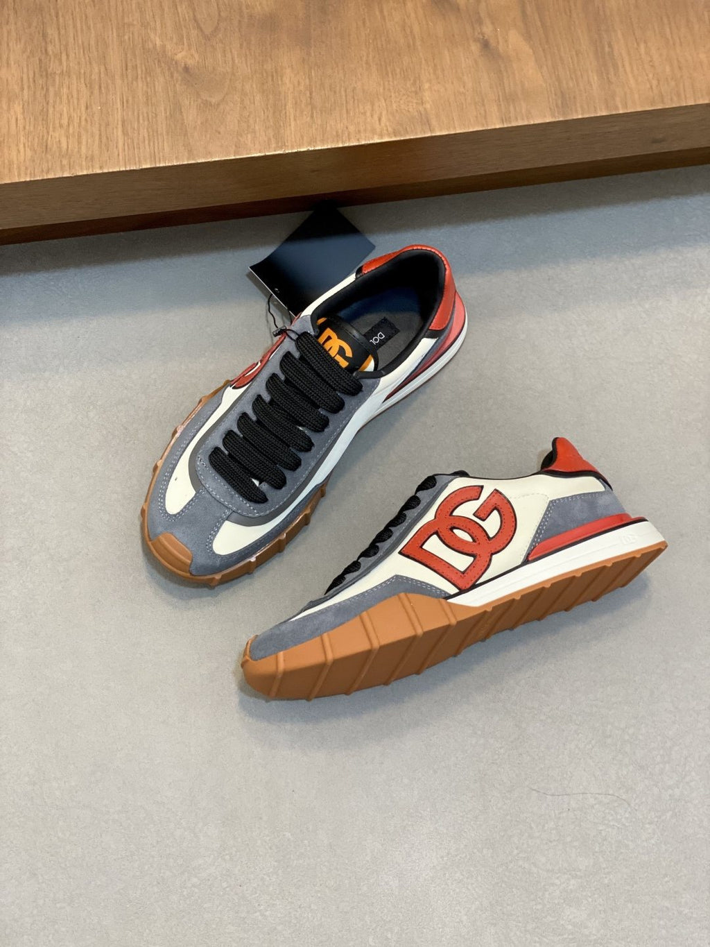 Dolce & Gabbana Layered Low-Top Sneakers — front