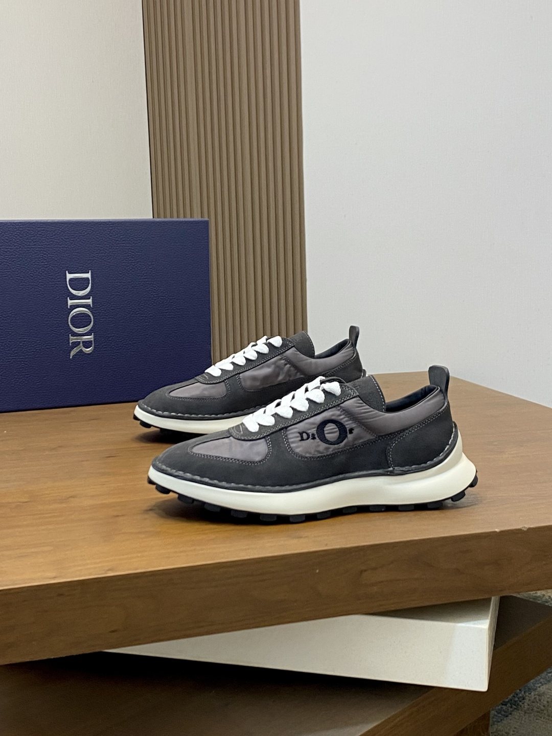 Dior Paneled Low-Top Sneakers — front