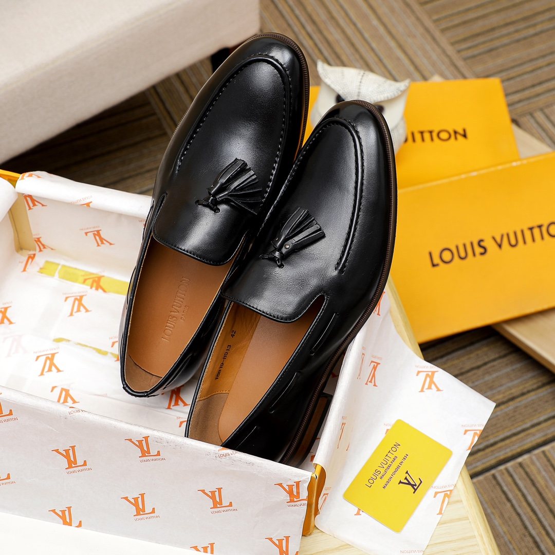 Louis Vuitton Men's Tassel Loafers — front