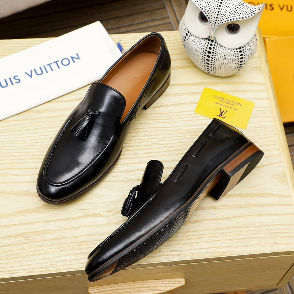 Louis Vuitton Men's Tassel Loafers — side