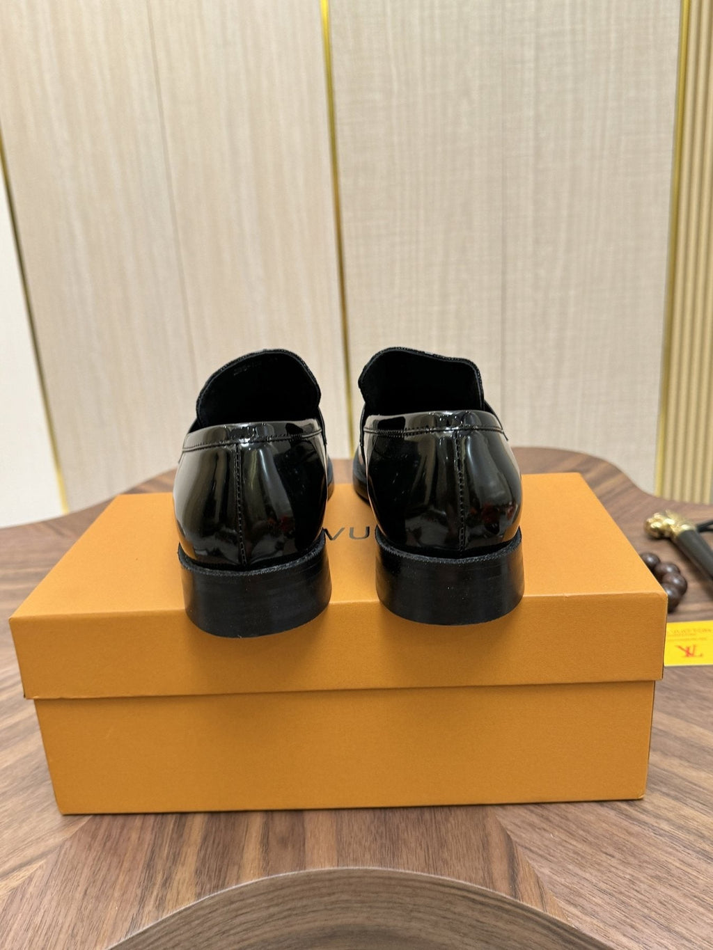 Louis Vuitton Monogram Buckle Loafers — back