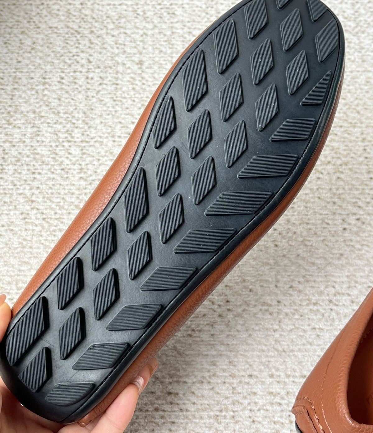 Zegna Pebbled Leather Penny Loafers — side