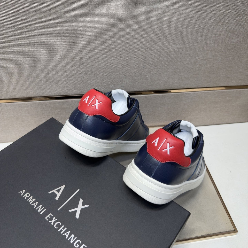Armani Exchange Low-Top Logo Sneakers — back